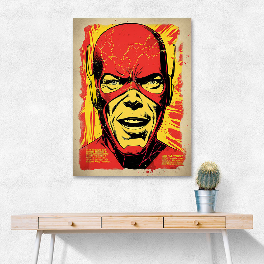 The Flash Grunge Pop 2 Wall Art