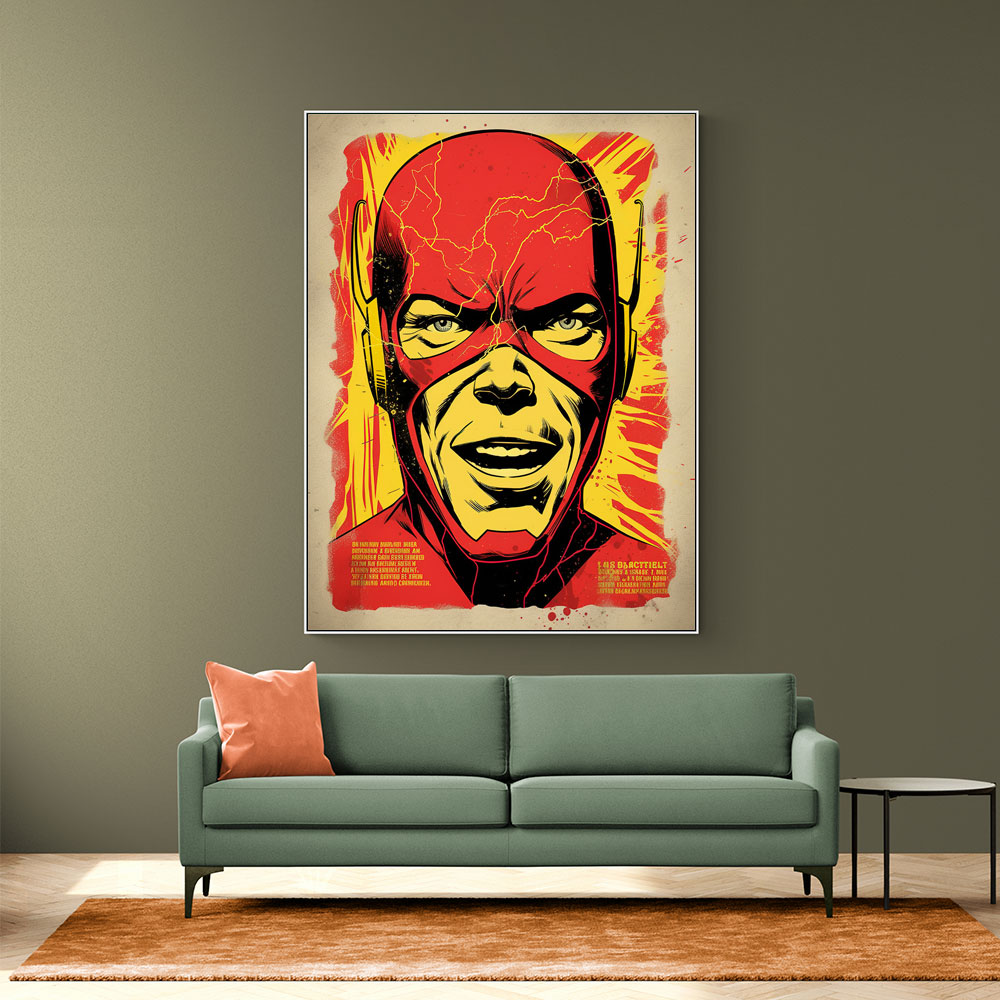 The Flash Grunge Pop 2 Wall Art