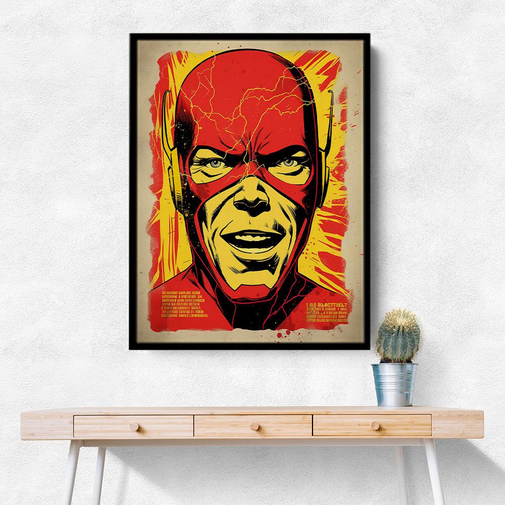 The Flash Grunge Pop 2 Wall Art