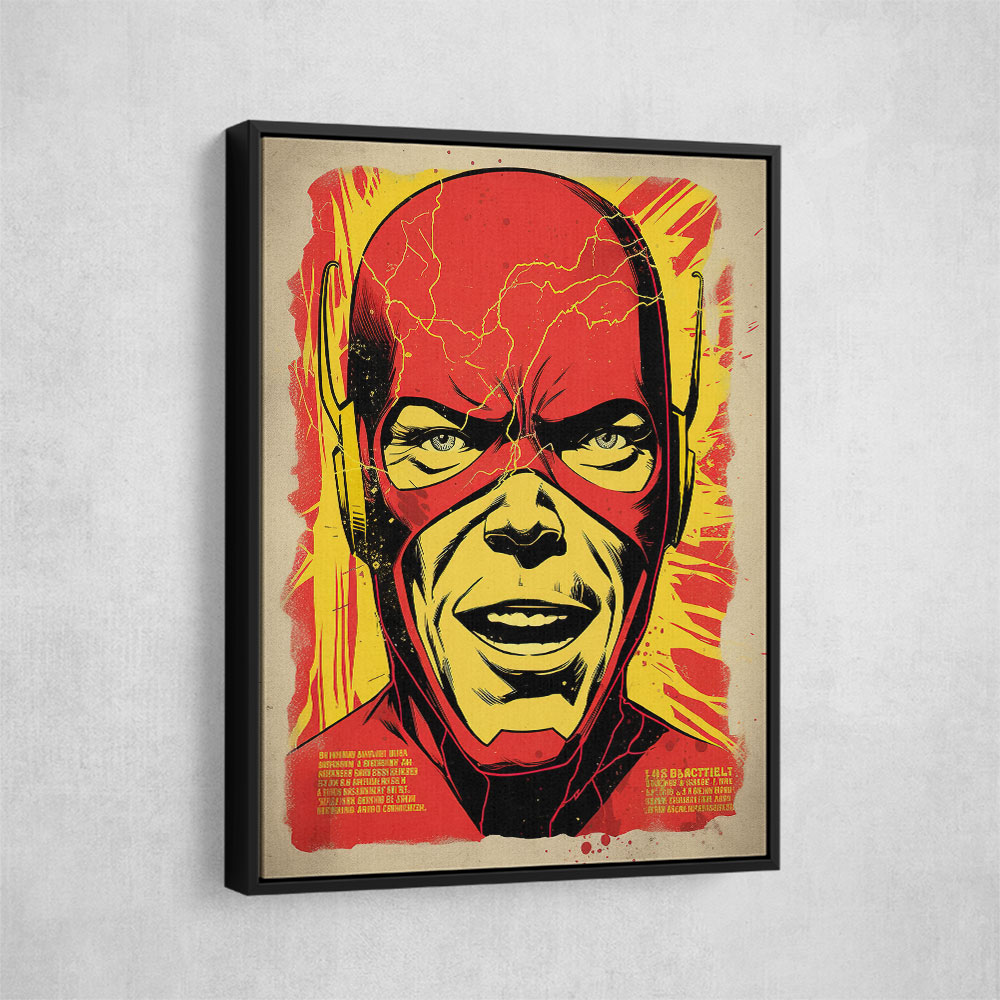 The Flash Grunge Pop 2 Wall Art