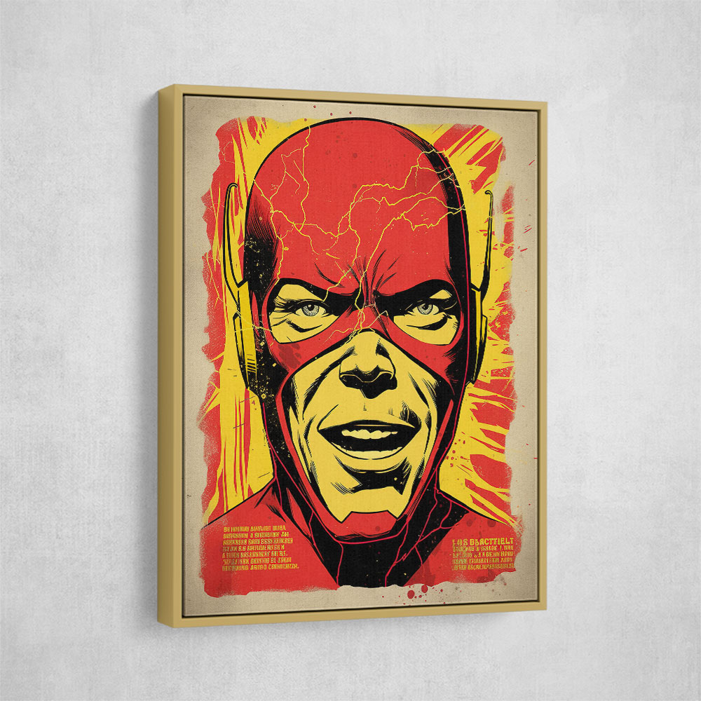 The Flash Grunge Pop 2 Wall Art