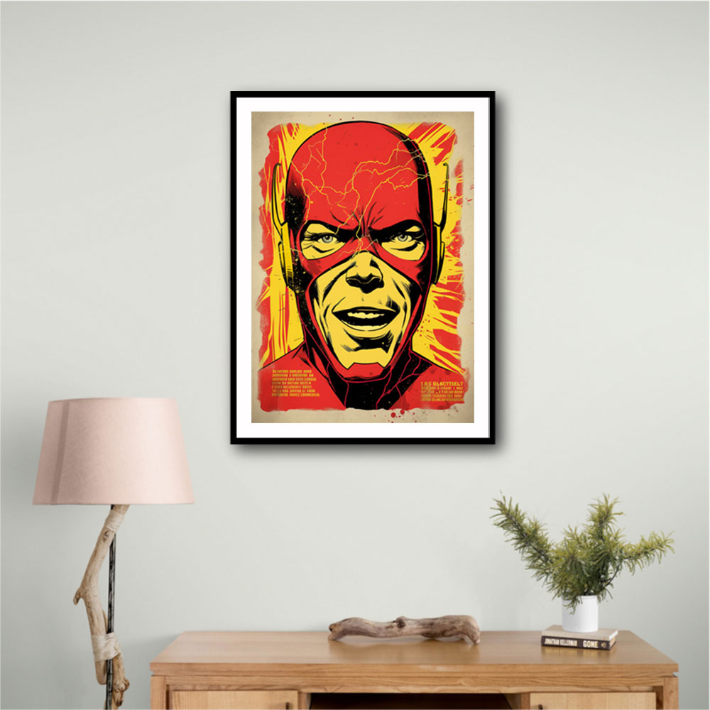 The Flash Grunge Pop 2 Wall Art