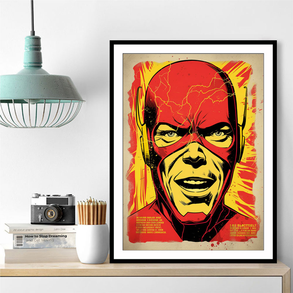 The Flash Grunge Pop 2 Wall Art