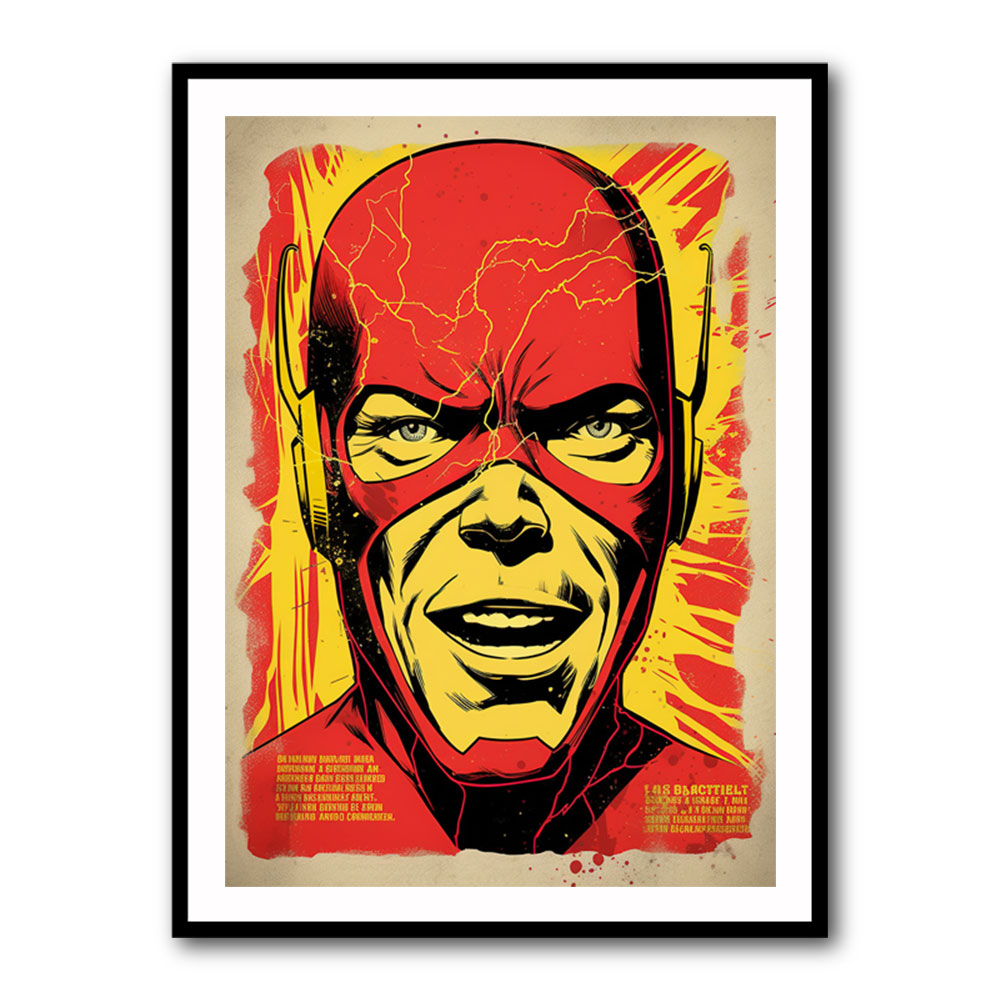 The Flash Grunge Pop 2 Wall Art