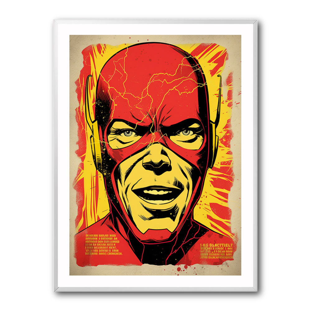 The Flash Grunge Pop 2 Wall Art