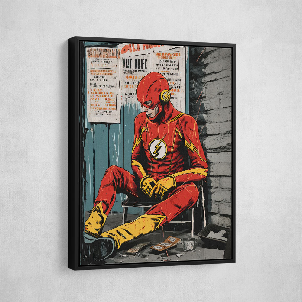 The Flash Grunge Pop 3 Wall Art