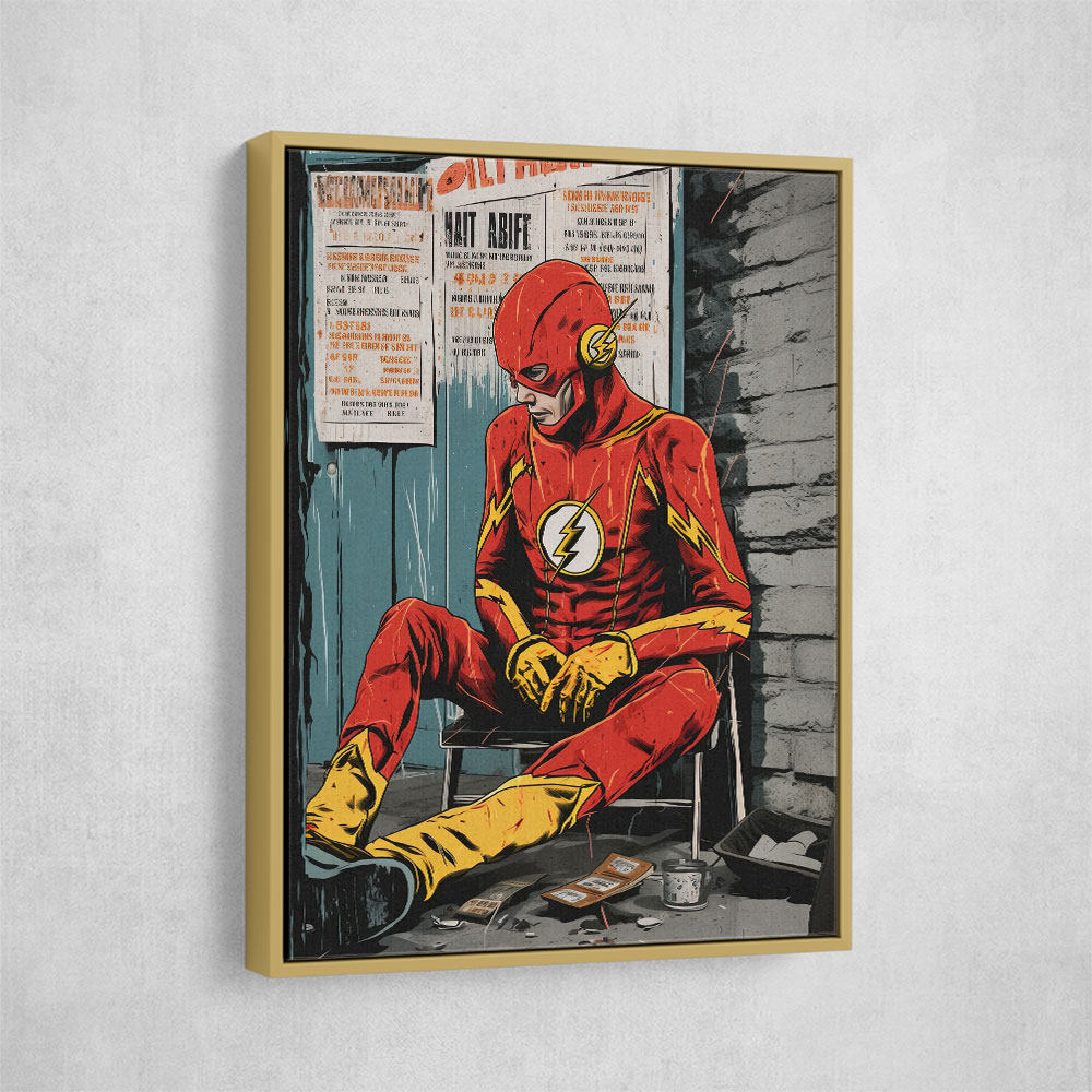 The Flash Grunge Pop 3 Wall Art