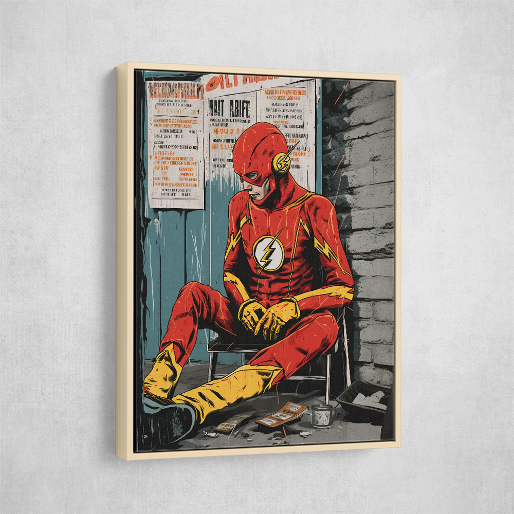 The Flash Grunge Pop 3 Wall Art