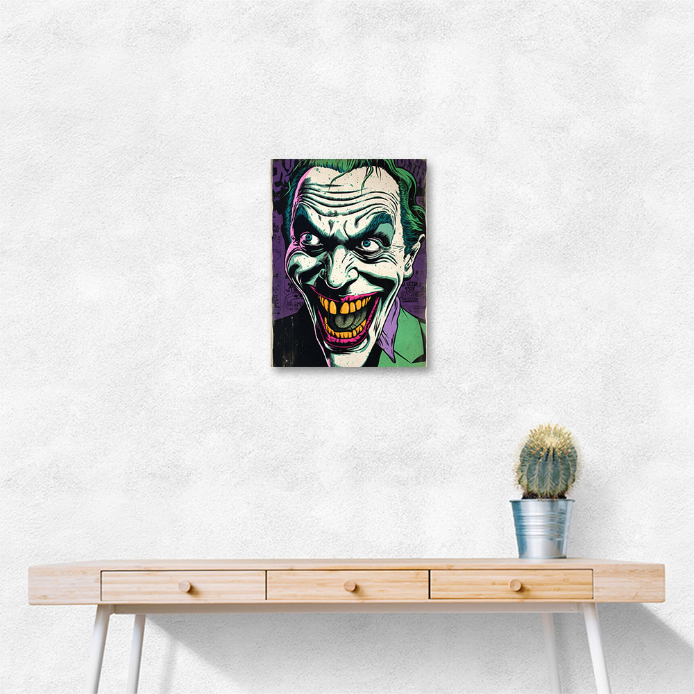 The Joker Grunge Pop 2 Wall Art