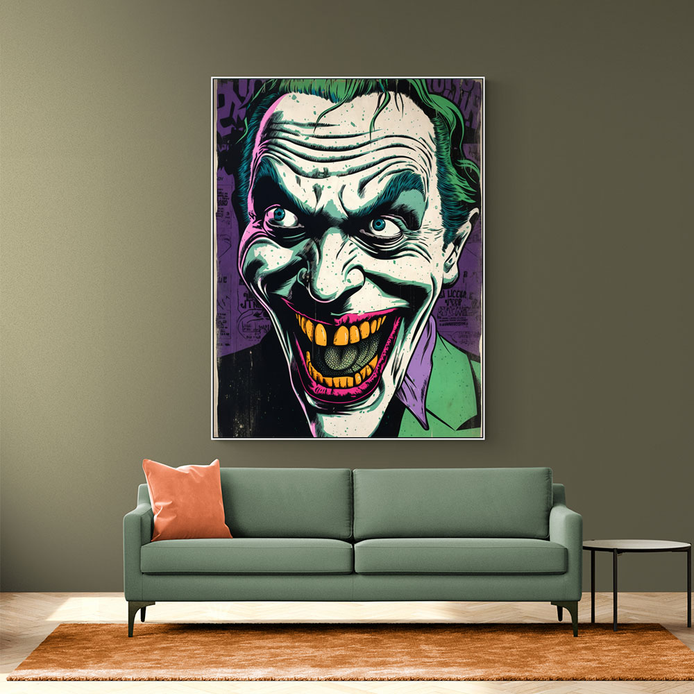 The Joker Grunge Pop 2 Wall Art