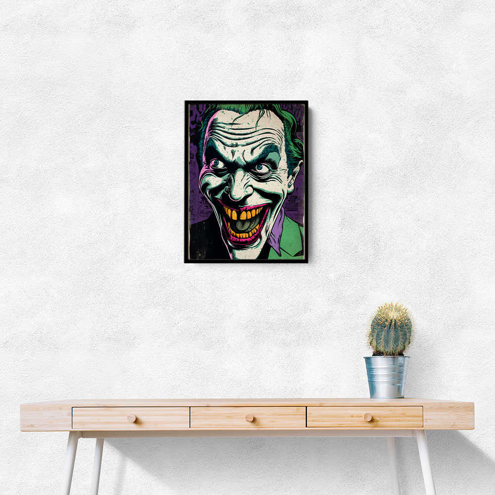 The Joker Grunge Pop 2 Wall Art