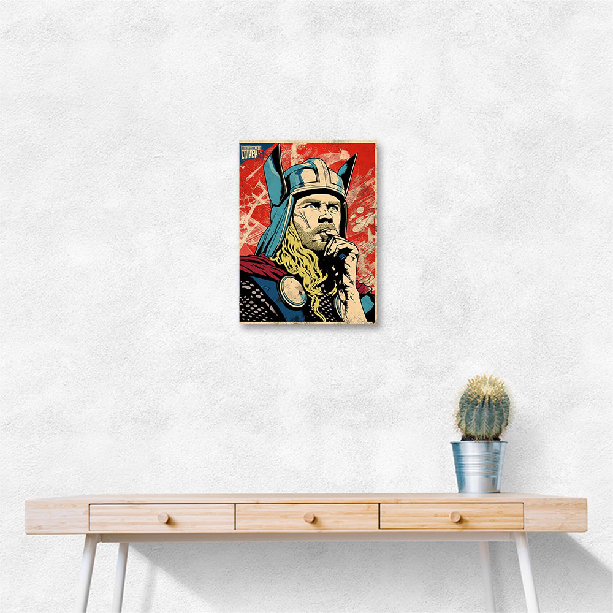 Thor Grunge Pop 1 Wall Art