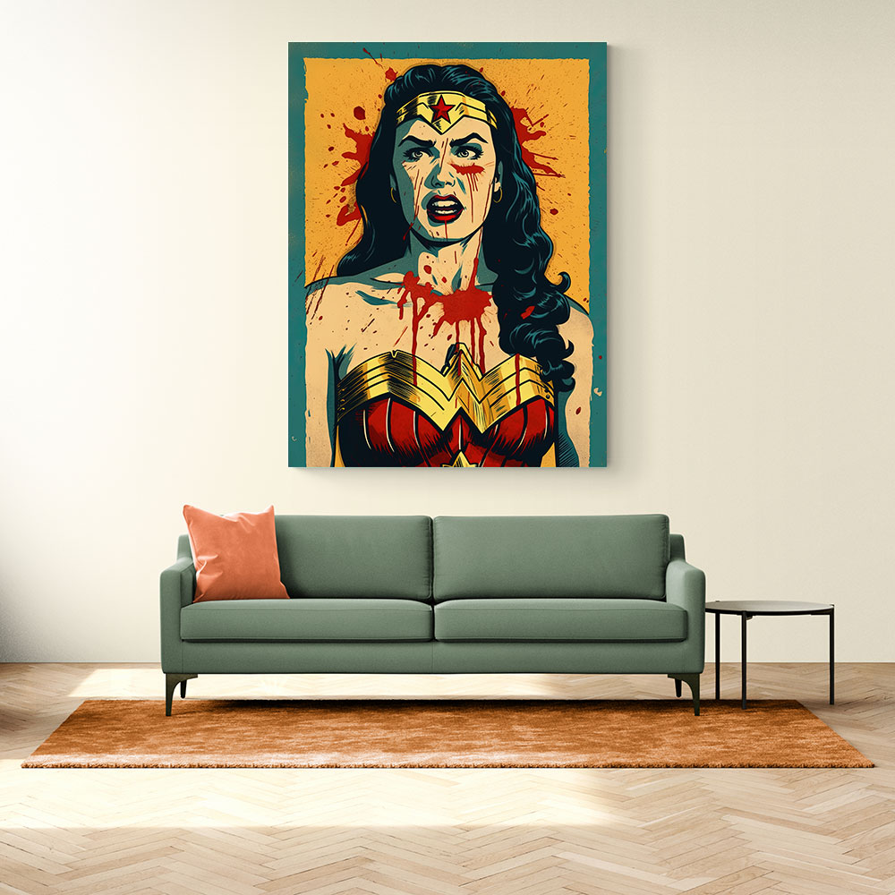 Wonder Women Wall Art 1 Pop Grunge