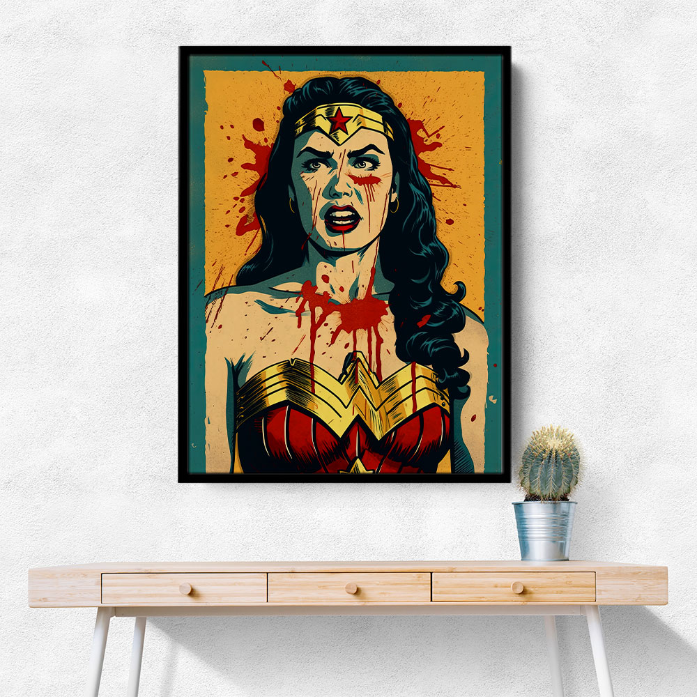 Wonder Women Wall Art 1 Grunge Pop