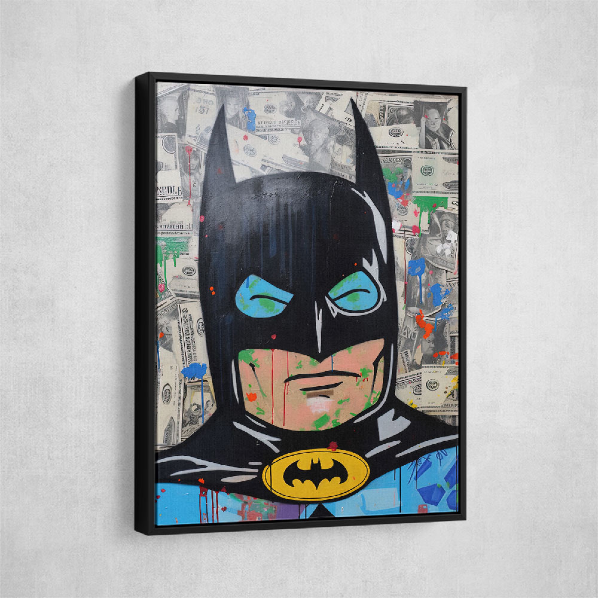 Batman Graffiti Wall Art