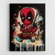 Deadpool Graffiti Wall Art