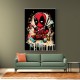 Deadpool Graffiti Wall Art