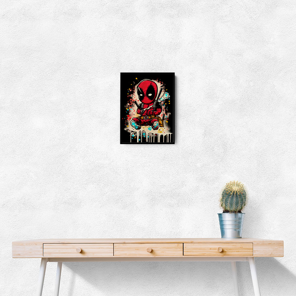 Deadpool Graffiti Wall Art