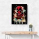 Deadpool Graffiti Wall Art