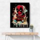 Deadpool Graffiti Wall Art