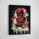 Deadpool Graffiti Wall Art