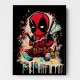 Deadpool Graffiti Wall Art