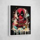 Deadpool Graffiti Wall Art