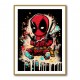 Deadpool Graffiti Wall Art