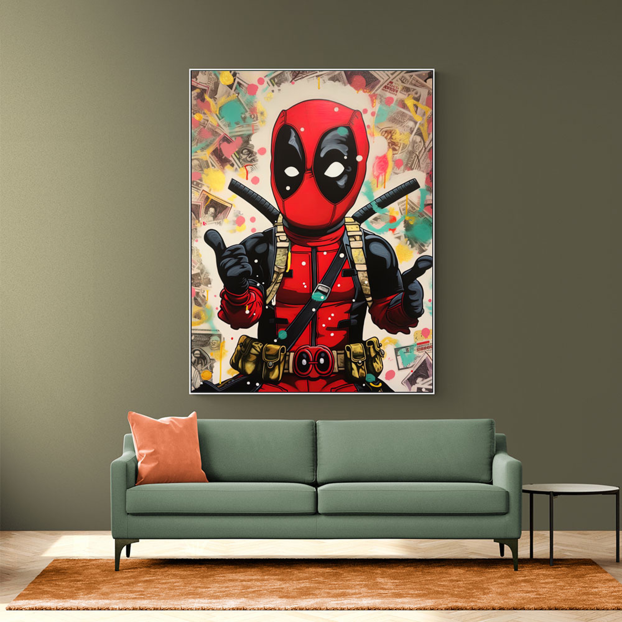 Deadpool Graffiti 1 Wall Art