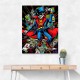 Superman Graffiti Style Wall Art