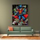 Superman Graffiti Style Wall Art