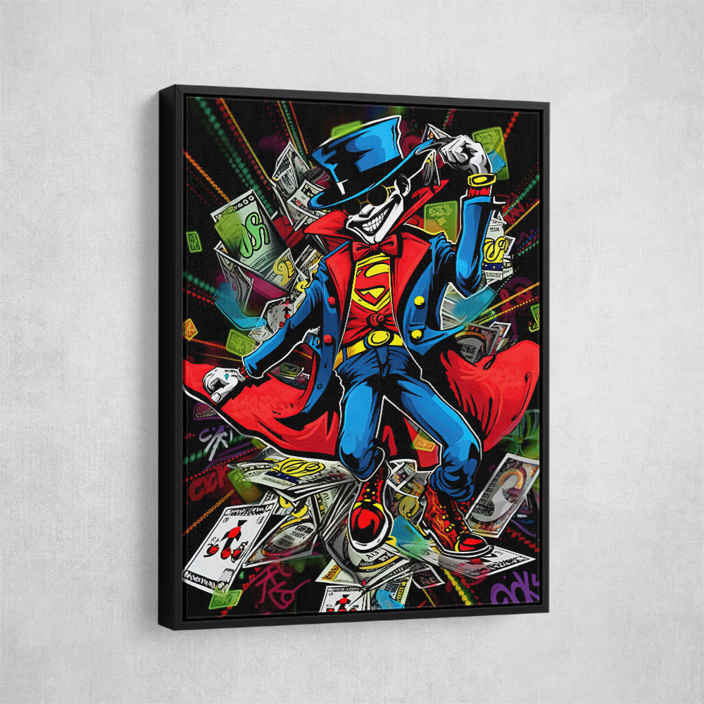 Superman Graffiti Style Wall Art