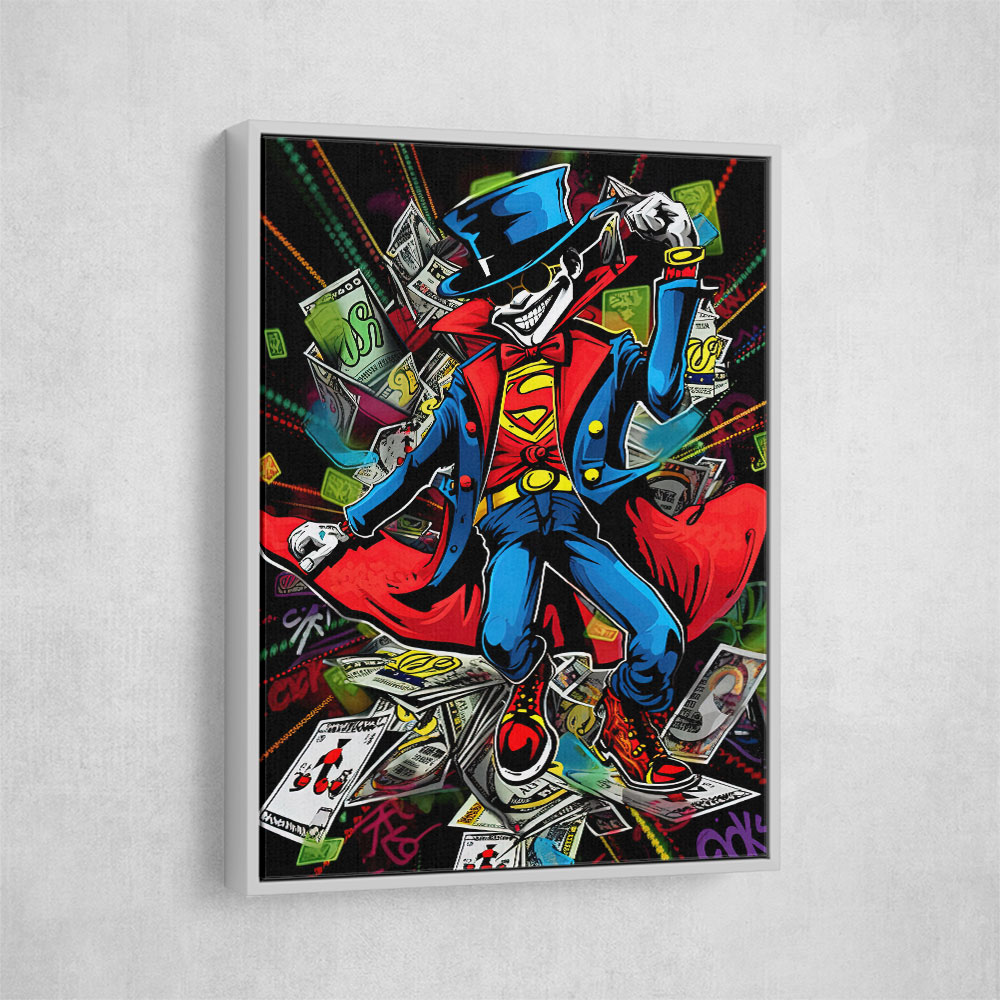 Superman Graffiti Style Wall Art