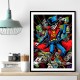 Superman Graffiti Style Wall Art