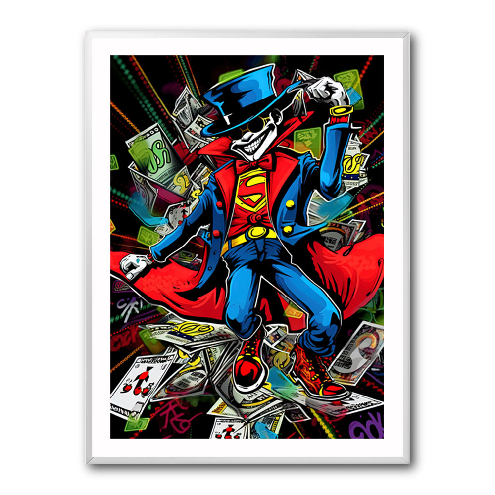 Superman Graffiti Style Wall Art