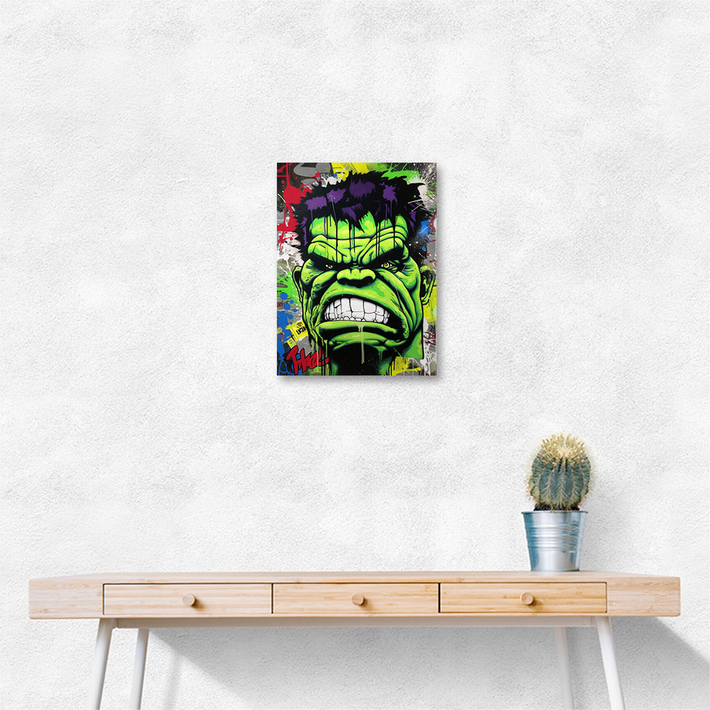 Hulk Graffiti Style 3 Wall Art