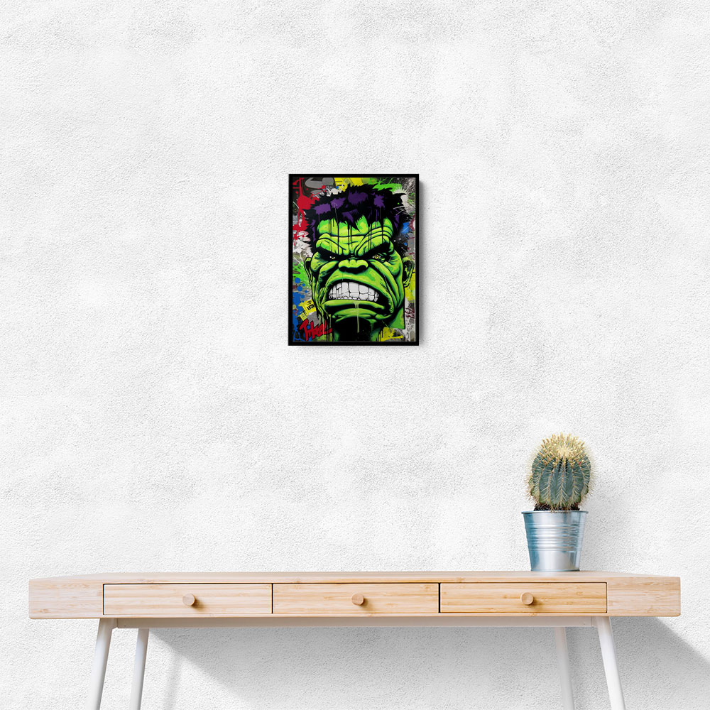 Hulk Graffiti Style 3 Wall Art