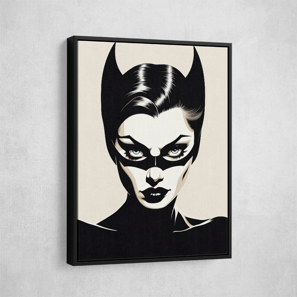 Catwoman Illustrated Wall Art