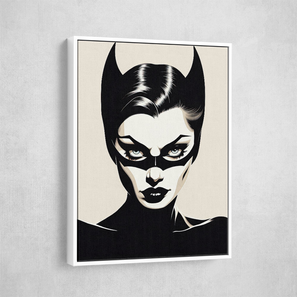 Catwoman Illustrated Wall Art