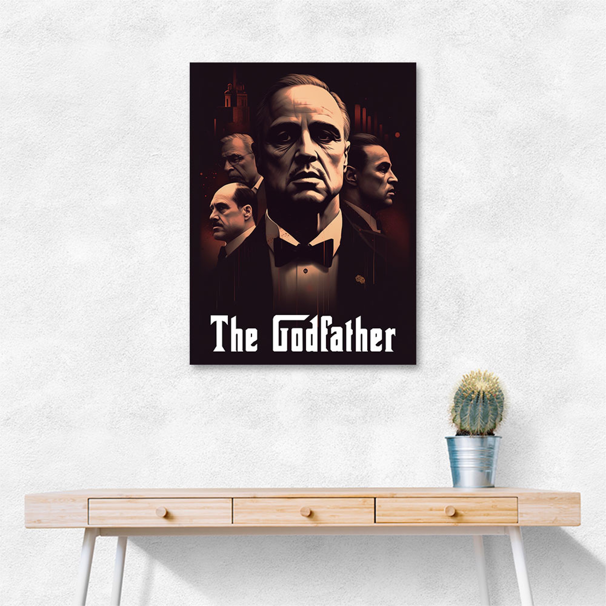 The Godfather Poster Style Wall Art