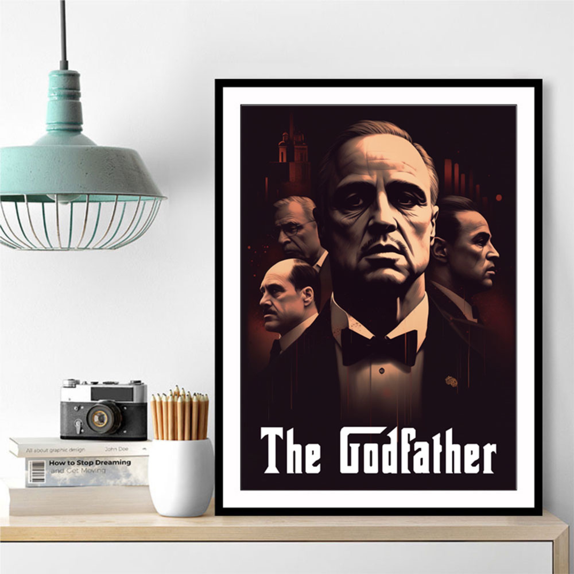 The Godfather Poster Style Wall Art