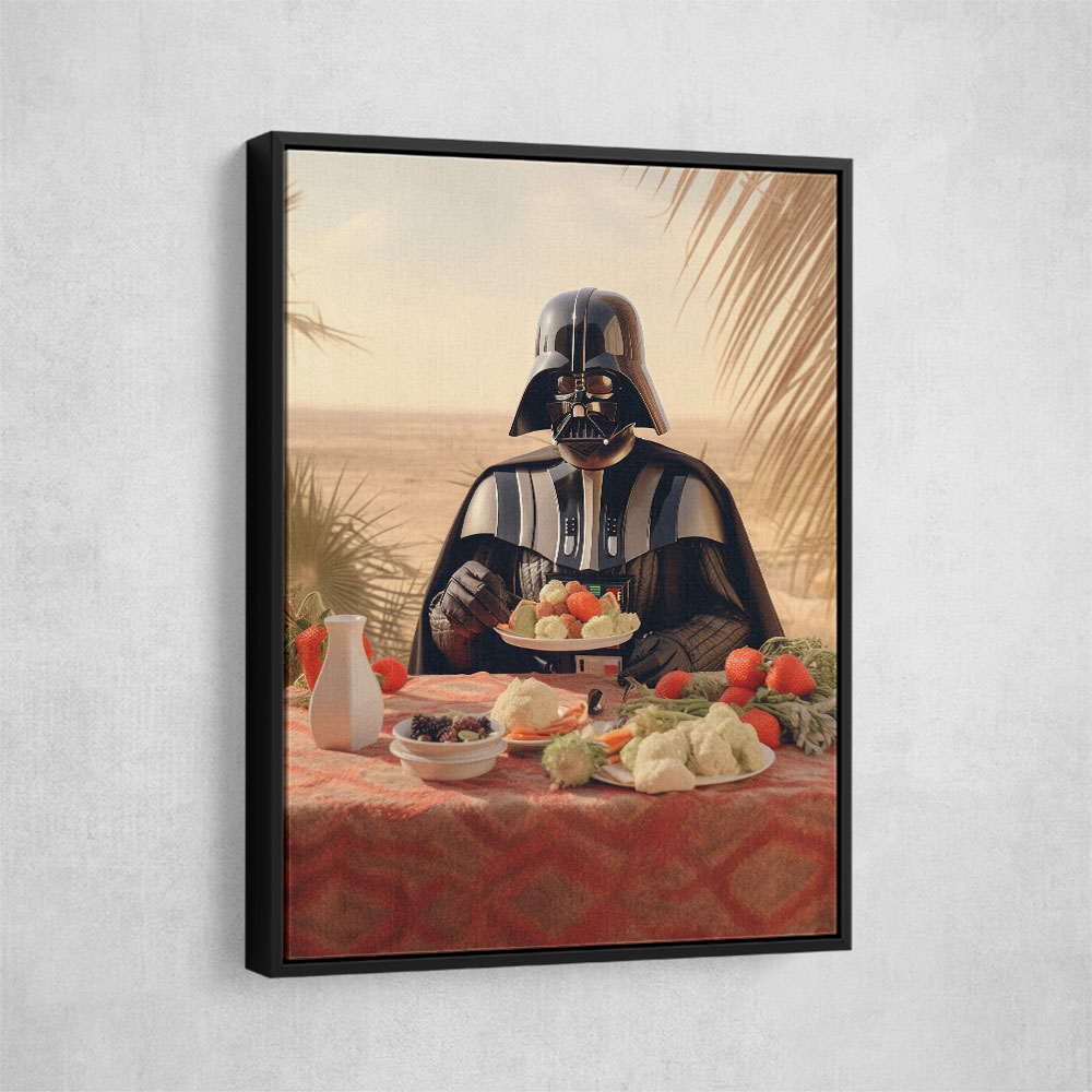 Vader Lunch At The Beach Wall Art