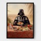 Vader Lunch At The Beach Wall Art