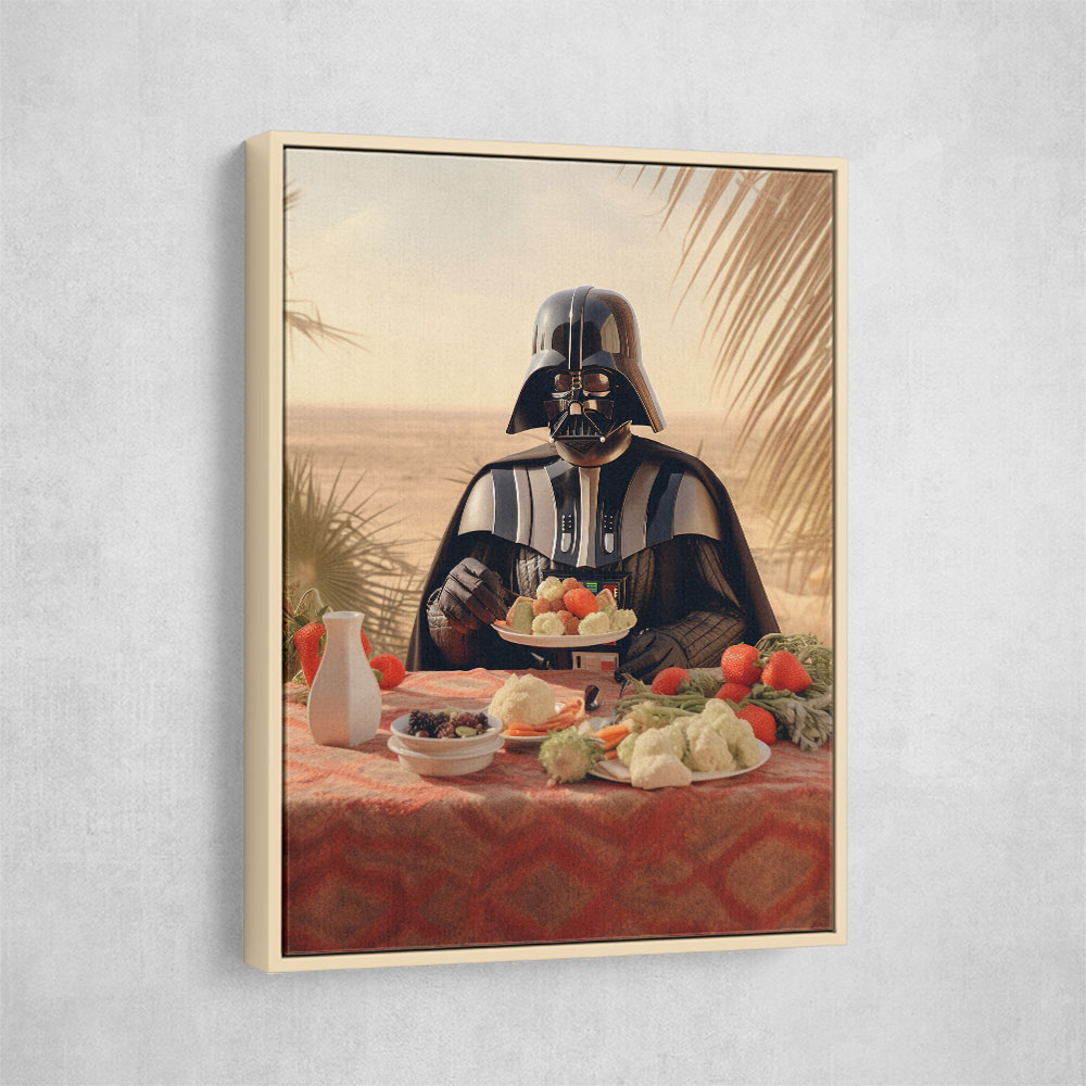 Vader Lunch At The Beach Wall Art