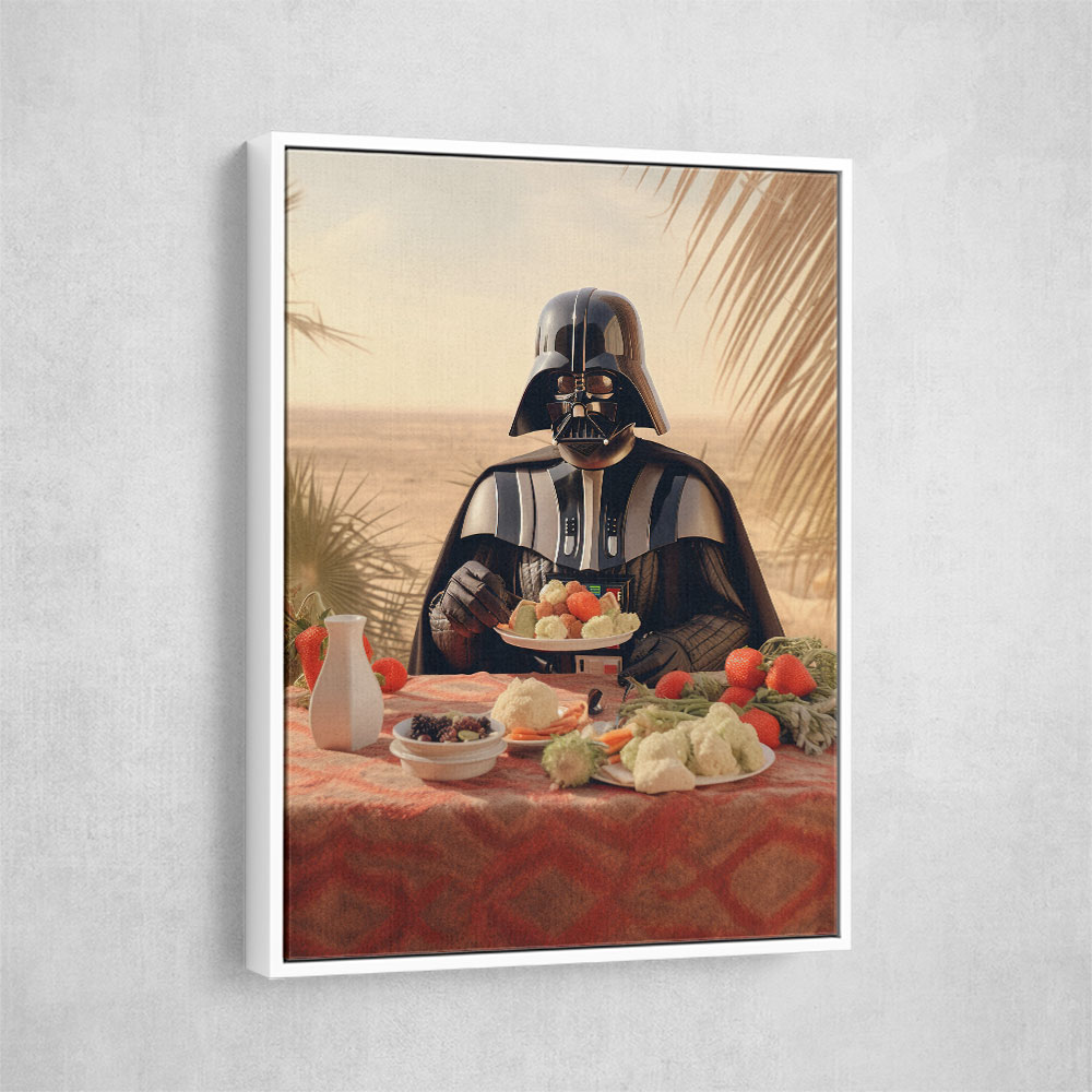 Vader Lunch At The Beach Wall Art