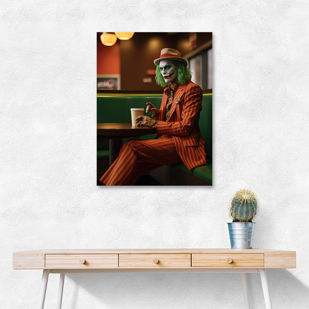 The Joker Coffee Time Wall Art