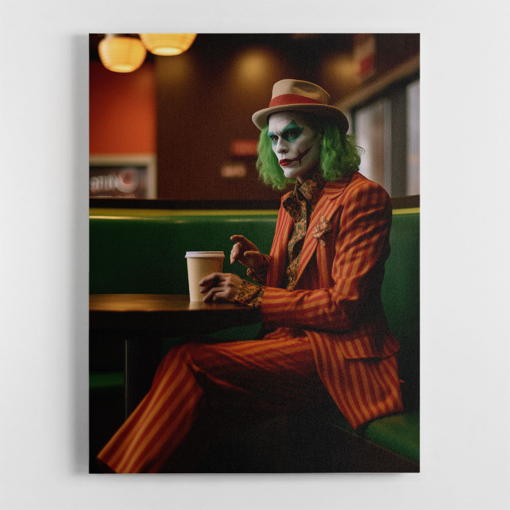 The Joker Coffee Time Wall Art