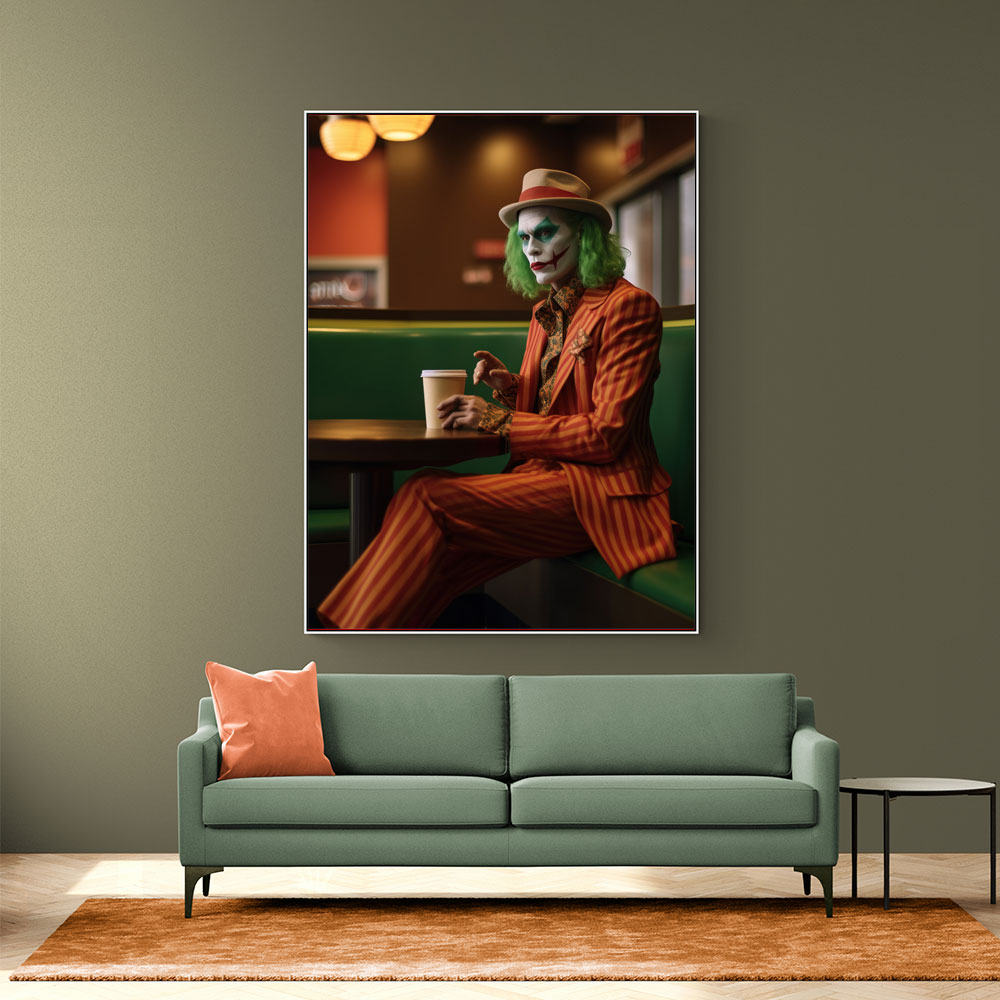 The Joker Coffee Time Wall Art