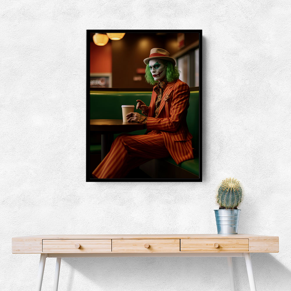 The Joker Coffee Time Wall Art