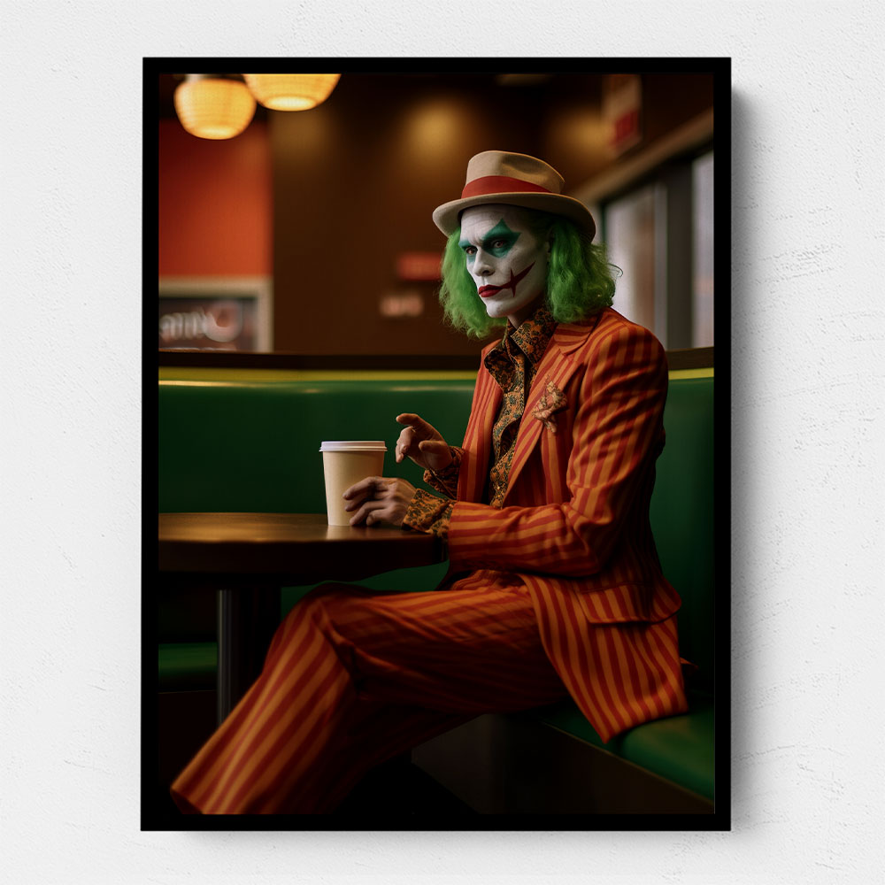 The Joker Coffee Time Wall Art